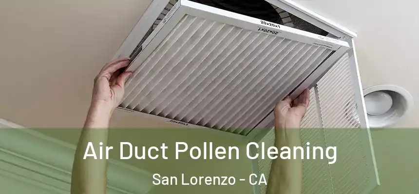 Air Duct Pollen Cleaning San Lorenzo - CA